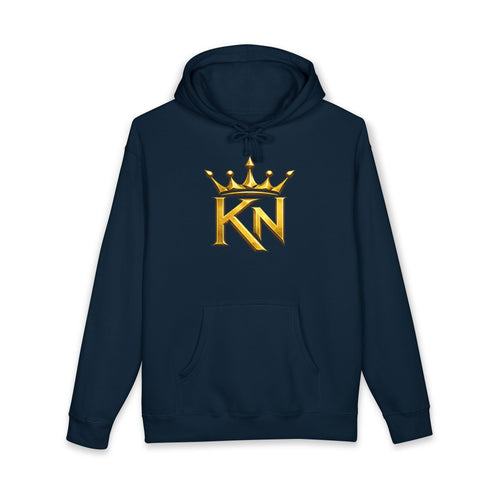 King Crown Hoodie — Gold KN Logo & 'Family, Loyalty & Respect' Script Pullover