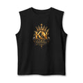 Muscle Tank — KN Apparel Gold Crown Logo & “Forged by Pressure” Motivational Gym Tank